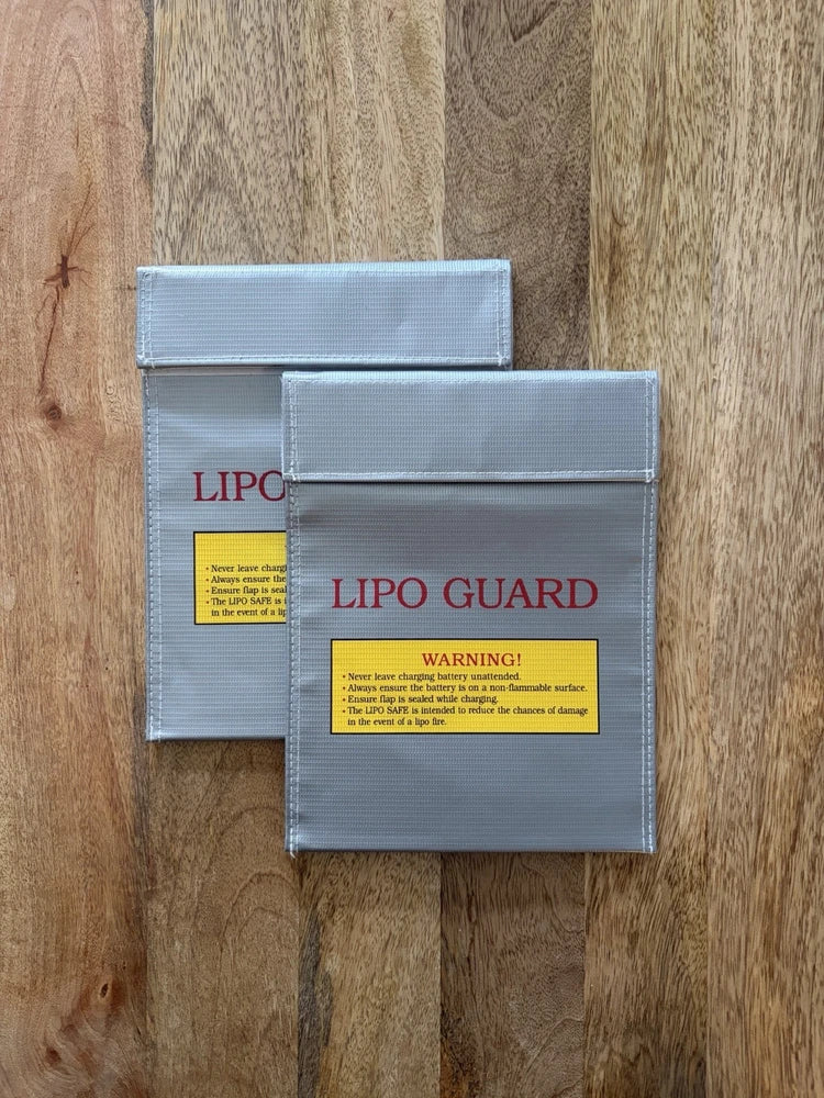 2- LiPo Battery Safe Bag Fireproof Lipo Guard Storage RC Drone FPV Charging Case