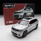 Smallcar 1/64 Scale Jeep Grand Cherokee Silver Diecast Car Model Toy gift