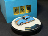 PGM 1:64 Classic vehicle 356 Gulf Racing #63 Full Open Diecast Model Car