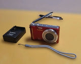 LUMIX DMC-TZ7 Red Compact Digital Camera Tested Working [No English Menu] Japan