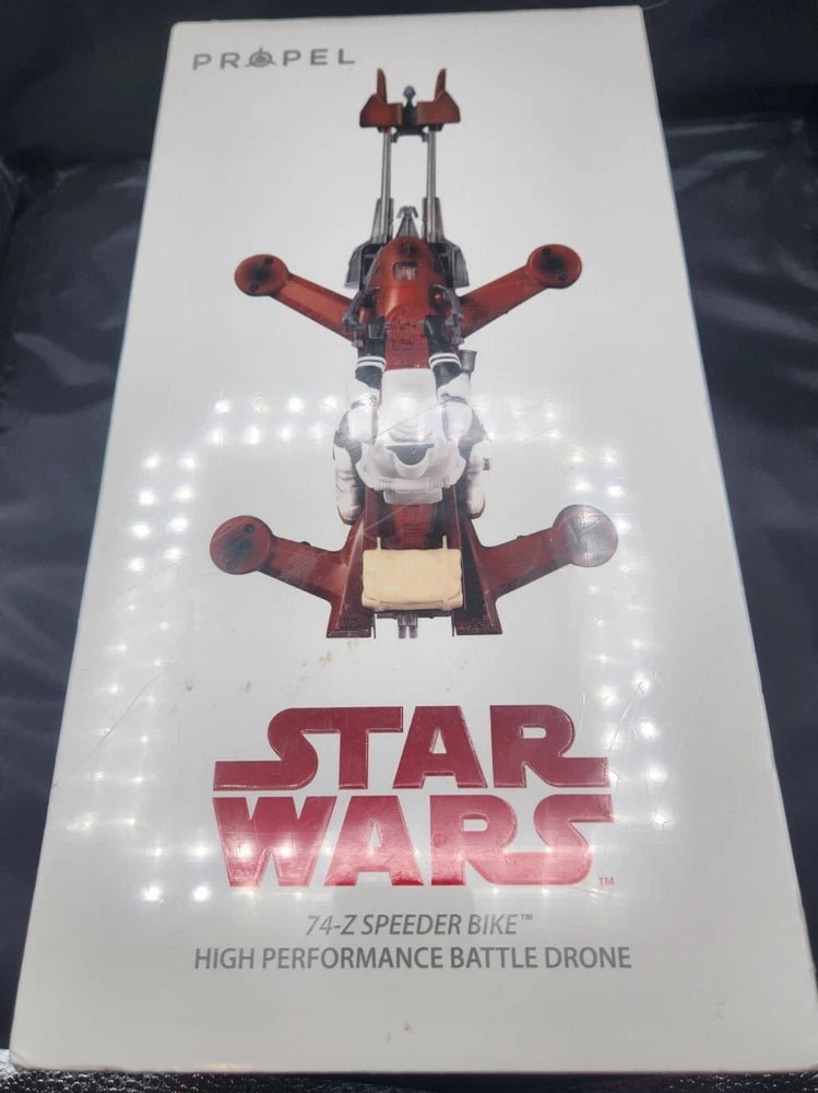 Star Wars Propel 74-Z speeder bike battle drone box with printed design