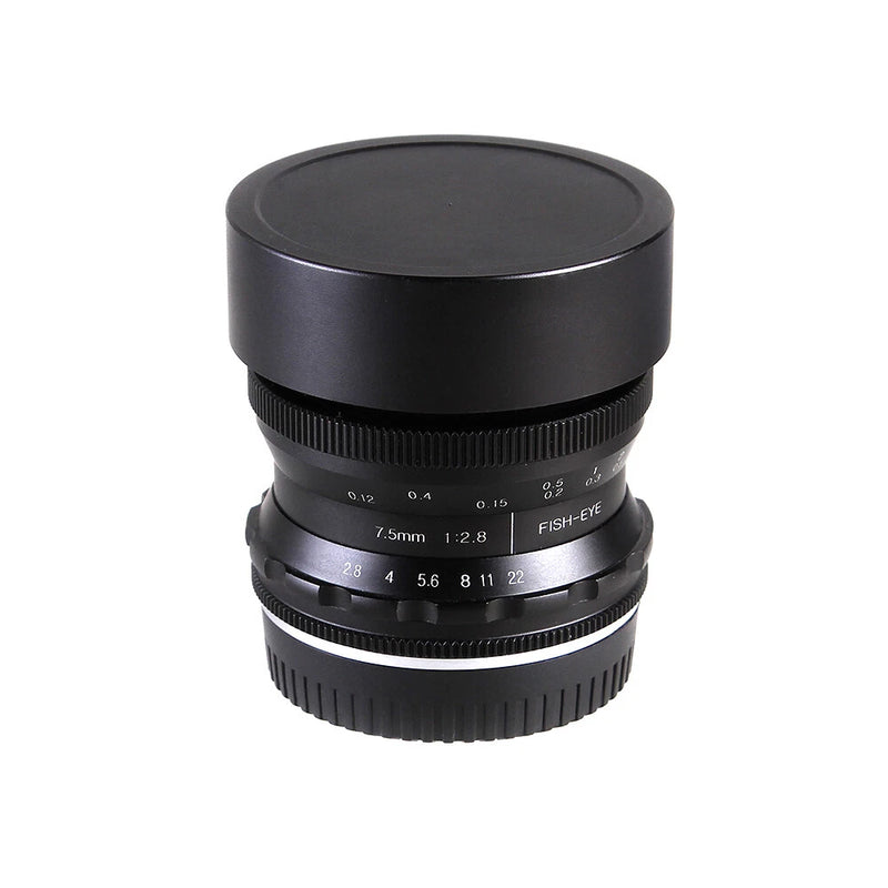7.5mm f2.8 fisheye lens For Fuji Fujifilm FX Mount X-A1/2 X-T2 X-T10 X-E2 camera