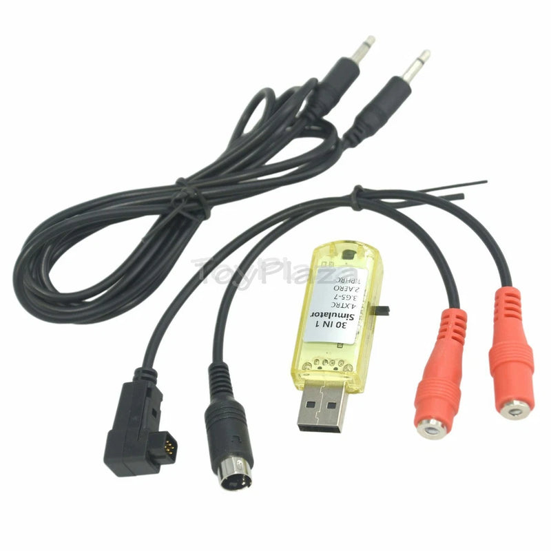 30 In 1 RC Simulator Cable & Dongle Drone Helicopter Airplane Boat Car Training