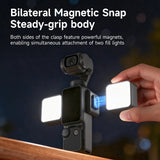 Magnetic Fill Light + Clamp Dimmable for DJI Osmo OM Pocket 3 Camera Accessories Drone