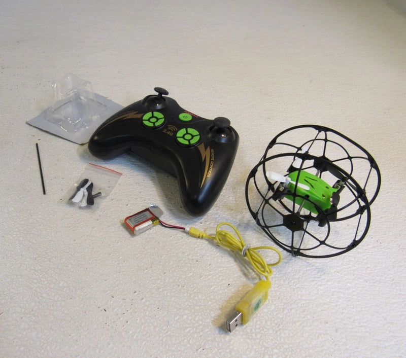 Syma Drone Sky Thunder 2.4G Black/Green Extra Propellers 2.4 G 2 Battery Packs