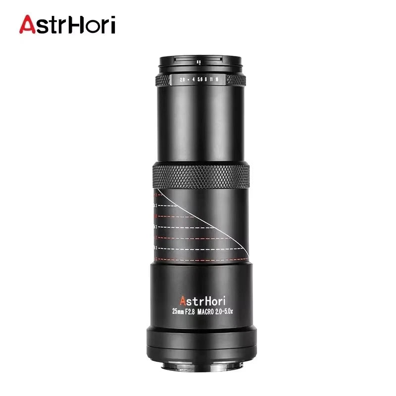 AstrHori 25mm F2.8 Macro 2x-5x Full Frame Ultra Lens for Canon Nikon Sony Fuji L