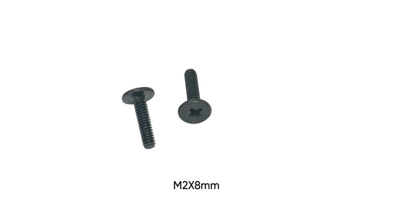 M2x8mm FPV Racing Drone Frame & Electronics Screws Low Profile 8-Pack