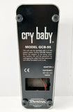 Dunlop Cry Baby GCB-95 wah pedal back with open battery compartment