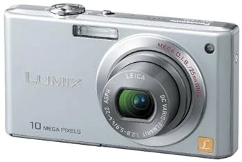Panasonic Lumix FX37 Digital Camera Silver Compact From Japan