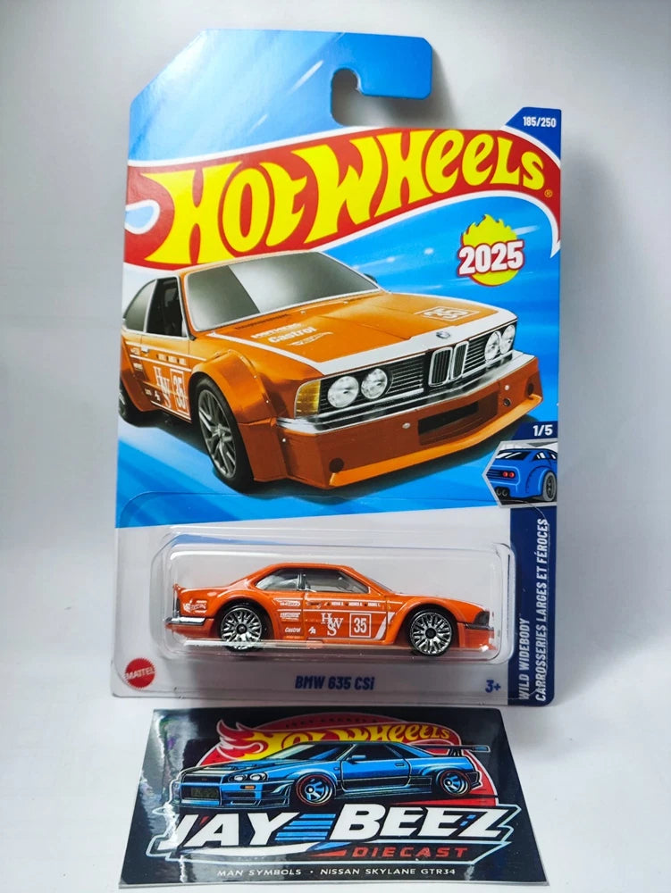 Hot Wheels 2025 NEW Case P BMW 635 CSi Orange (Promo Combine Shipping)
