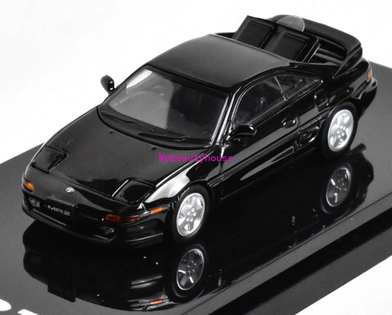 Hobby Japan 1:64 JDM Black MR2 GT-S SW20 Sports Model Diecast Metal Car