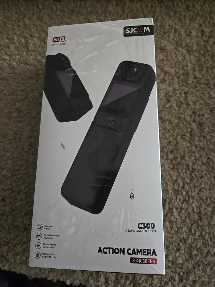 SJCAM C300 Pocket Action Camera 4K 7 Hour Power