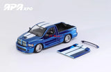 TG GCD 1:64 Plating Blue RAM SRT-10 Pickup Truck Sports Model Diecast Metal Car