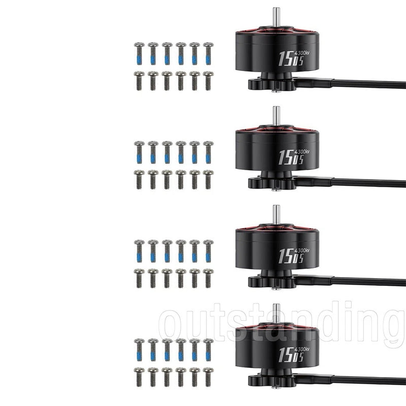 4PCS GEPRC SPEEDX2 1505 4300KV FPV Motor High Precision Brushless Motor os67