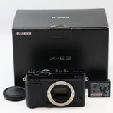 #b1421 FUJIFILM Fujifilm X-E3 Body Black