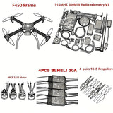 RC F450 Drone Kit With PIXHAWK2.4.8 flight control 100MW Radio Telemetry Quadcop