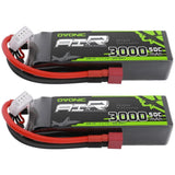 Dean-Style T Connector 3S Lipo Battery 11.1V 2 Pack