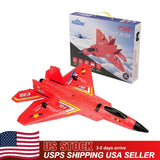 US F22 2.4G 3-Axis Gyro 2CH Remote Control RC Plane Jet Airplane Glider Vehicles