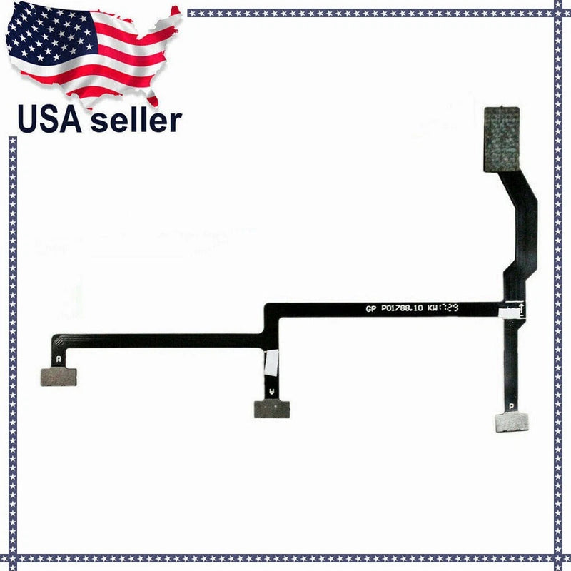 Flexible flat ribbon signal flex cable with connector ends for DJI Mavic Pro, black