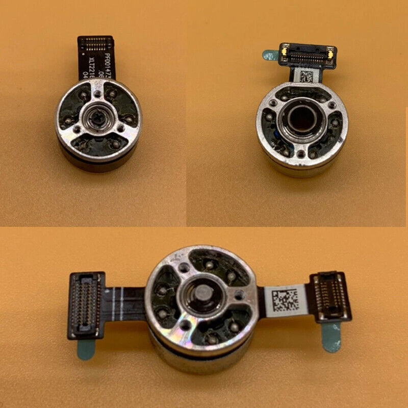 Gimbal axis motor shaft assembly with flex cable and metal mounting bracket