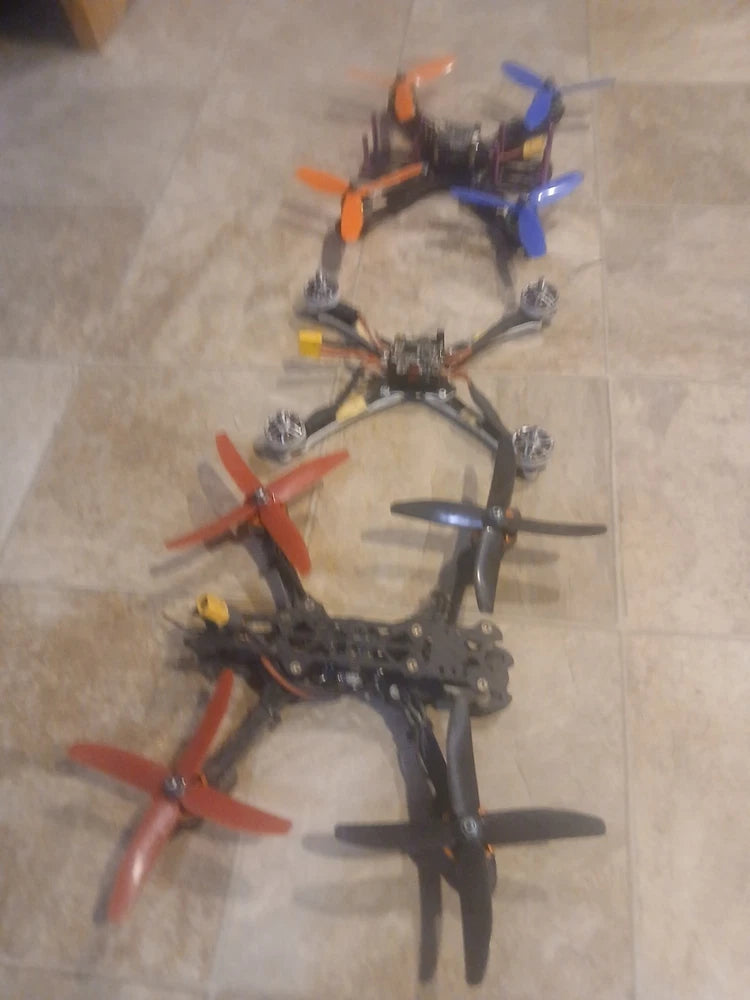Drone Random Parts Lot Frames Motors Chips. Untested.