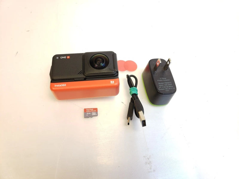 Insta360 One R 4K Edition Wide-Angle Waterproof Sports and Action Camera Bundle
