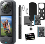 Insta360 X4 8K Waterproof 72MP 360?? Action Helmet Camera + Battery Selfie Stick