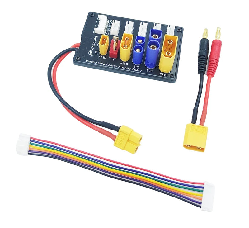HobbyFly EC3 EC5 XT30 XT60 XT90 T Connector Lipo Battery Charger Board 2-6S P... Battery