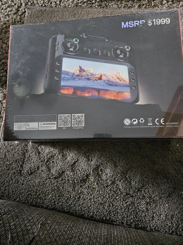 Drone SMS Max 4K camera box with controller and display