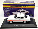 Ford Escort Mexico, Sussex Police, Police Car, 1:43 Scale Diecast Model (JA10)