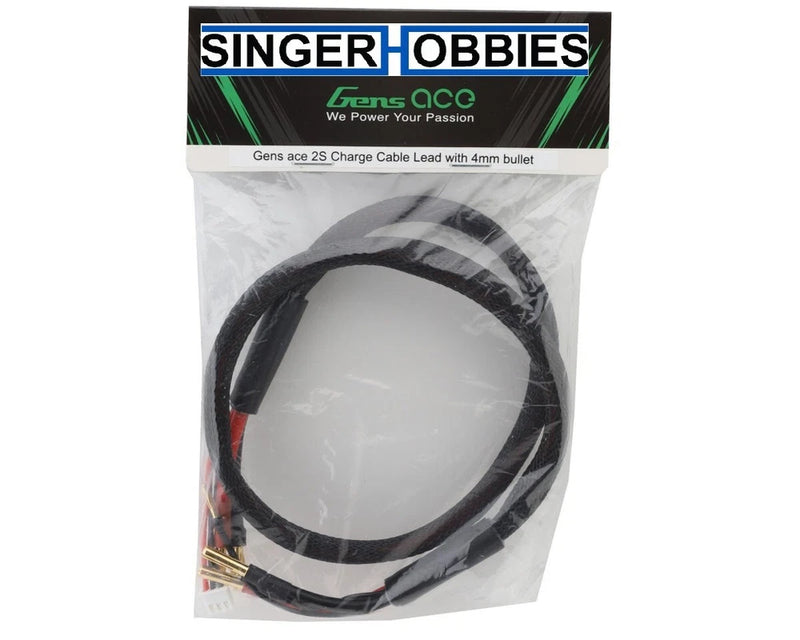 GENS ACE GEAC007 2S Charge Cable (4mm Battery/4mm Charger) HH