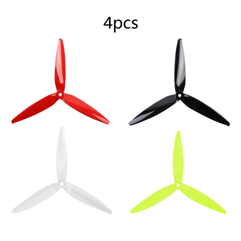 2 Pairs 7040 3-Blade Propeller Accessories for RC Drone 2206-2407 Motor