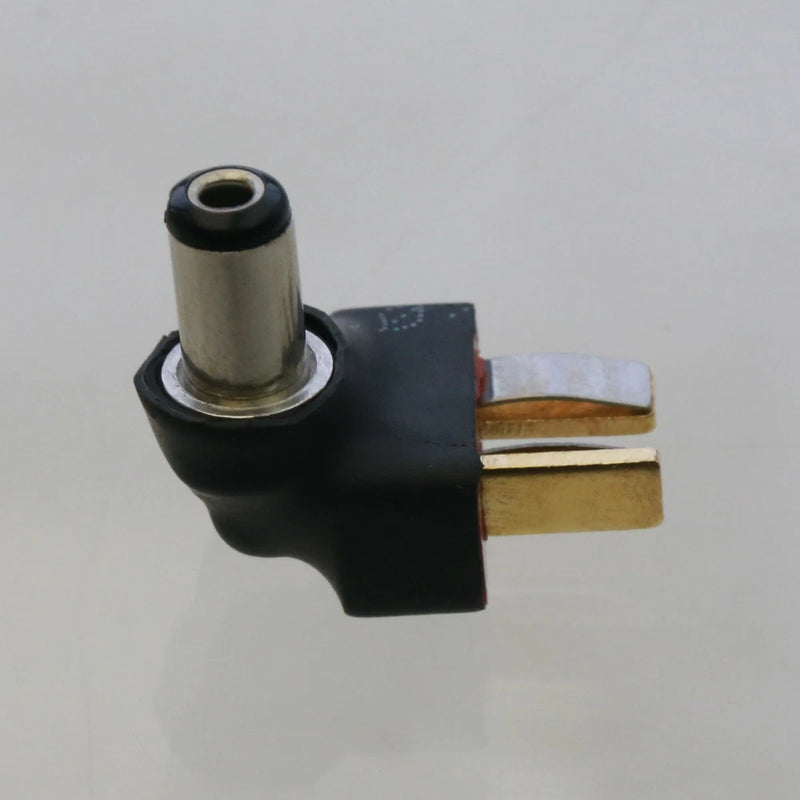 DIY Adapter DC power 5.5x2.5mm to T-plug Deans 90¡ã for RC Lipo Battery FPV