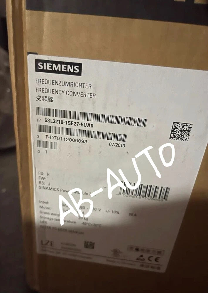 6SL3210-1SE27-5UA0 New S120 Converter PM340 Power Module Input