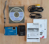 Panasonic LUMIX DMC-TS4 12.1MP Digital Camera w/ Battery + Charger  8GB SD WORKS