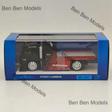 SH 1:64 KamaZ Spoon Sports Flatbed Tow Truck Black Diecast Model Car Limited