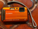 Panasonic Waterproof Digital Orange Camera - DMC-TS25D PARTS OR REPAIR.
