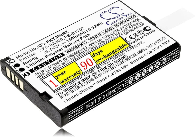 3.7V High-Performance Flysky Fs-Gt3C Replacement Battery for Flysky FS-GT3C FS- Battery