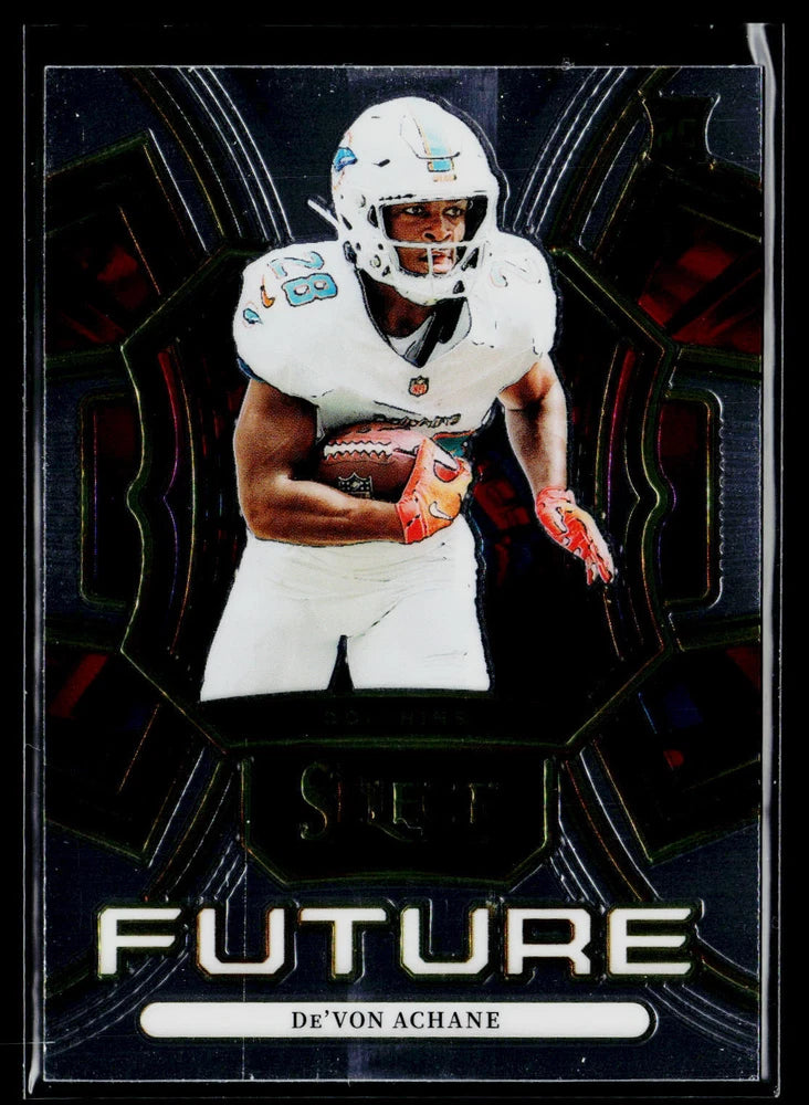 De'Von Achane 2023 Panini Select Select Future #FUT-DAC RC Miami Dolphins Converter