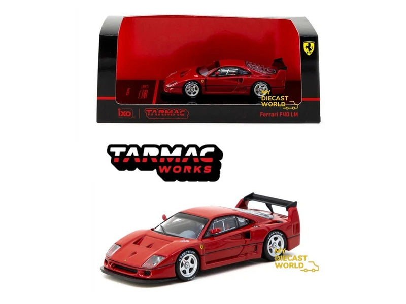 1/64 TARMAC WORKS Ferrari F40 LM RED DIECAST MODEL SEALED