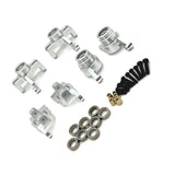 WLtoys 1/14 144016 144018 rc car Aluminum metal RC Upgraded Parts DIY Silver New