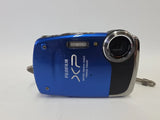 WATERPROOF! Fujifilm FinePix XP20 Digital Camera 14MP 5X Zoom Blue TESTED/WORKS!