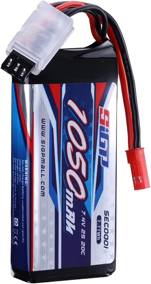 2S 7.4V Lipo Battery 20C Soft Pack RC Battery with XT60 Plug for RC Car Truck