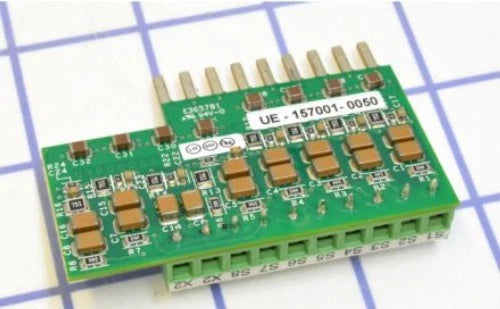 Green printed circuit board for digital input conversion kit with terminal connector