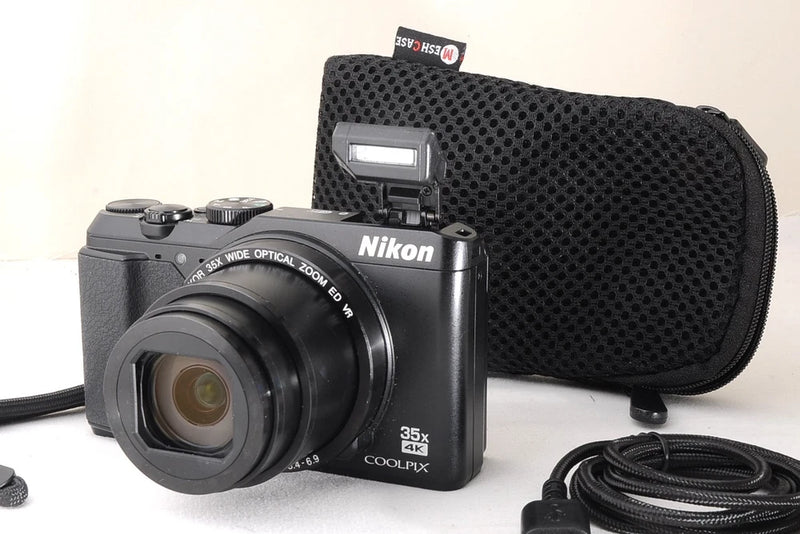 Nikon COOLPIX A900 Black 20.3MP 35x Compact Digital camera With Strap Case