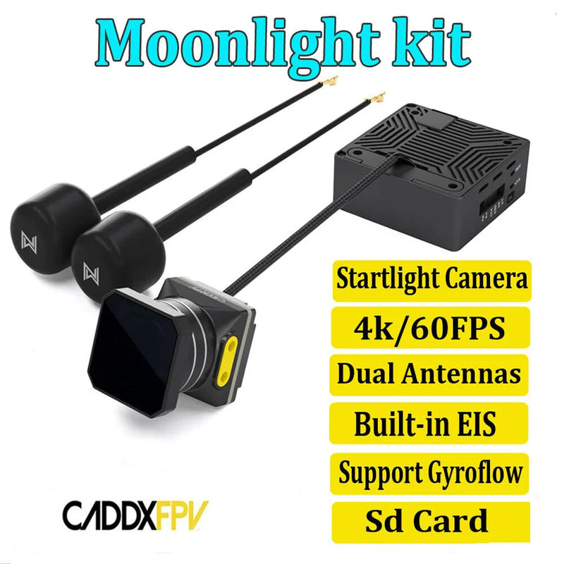 Walksnail Moonlight Kit 4K Built-in Gyroscope FPV VTX Kit For Image Transmission