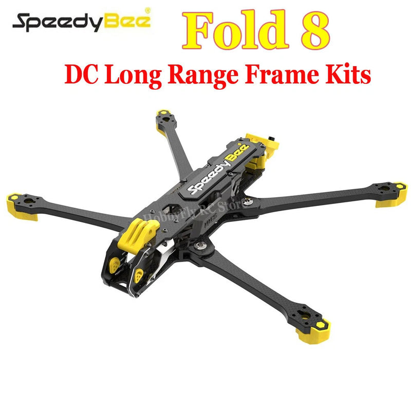 SpeedyBee Fold 8 DC Long Range Frame Kits 7mm Arm For O3 Air Unit 7'' 8'' FPV