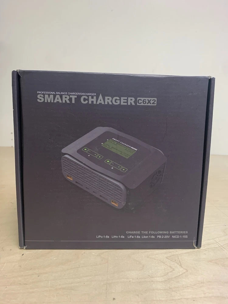 LiPo Battery Charger Dual RC Charger Discharger Large Screen 10A Fast Balance... Battery
