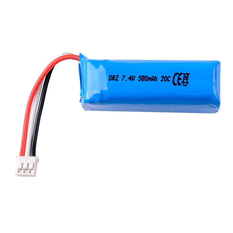 7.4V 580mAh 20C Lipo Battery PH2.0-3P plug for ATOMIC DRZ 1/28 RC Drift Car Dron