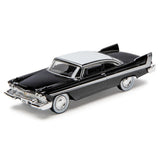 Denver Die-Cast 1:48 Scale 1958 Plymouth Fury - BLACK w/WHITE TOP - New In Box